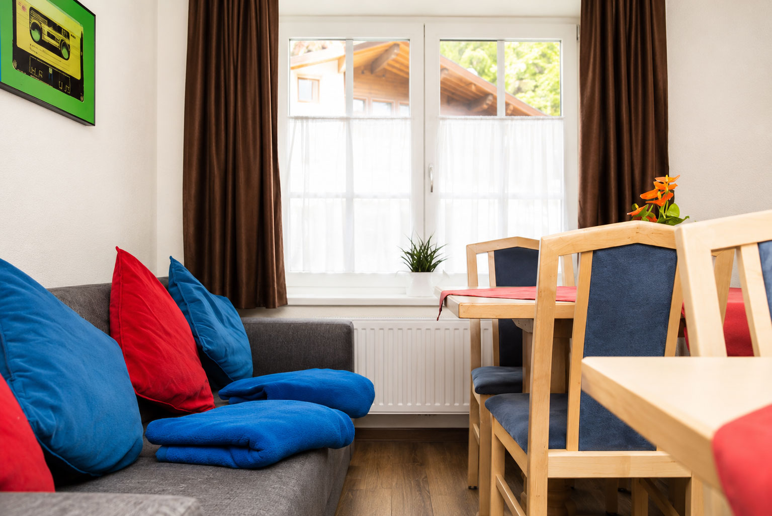 Erdgeschoss im Rutsche Hostel