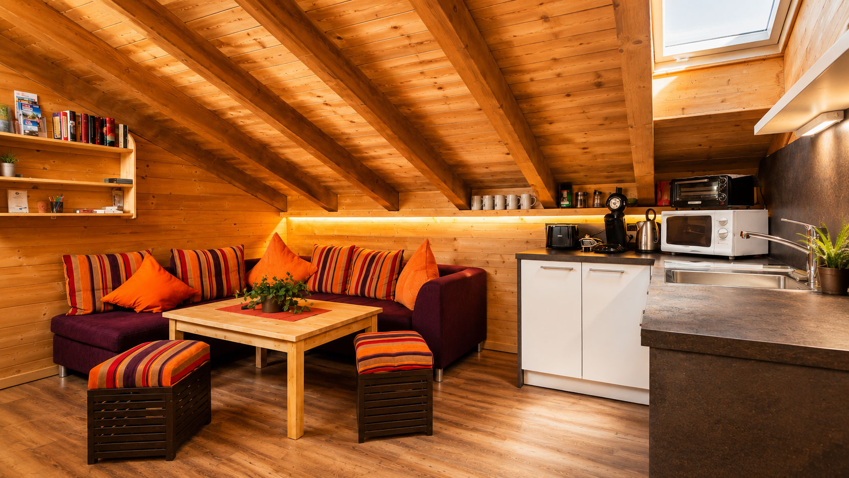 Küche im Rutsche Hostel