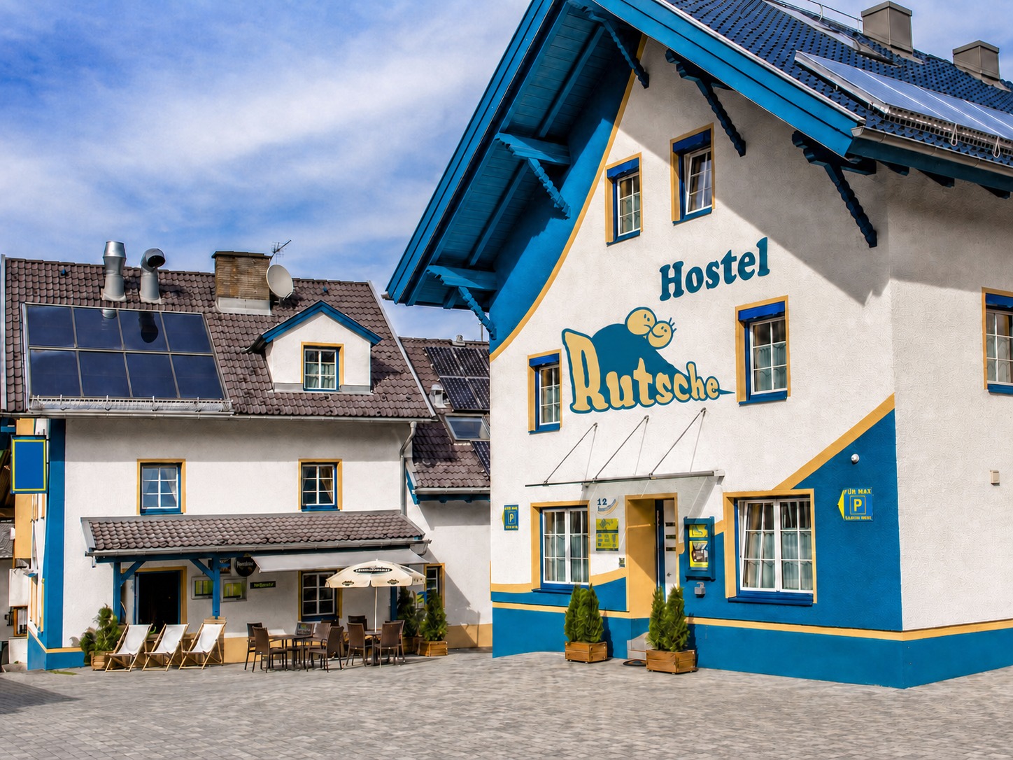 Pub beim Rutsche Hostel in Wenns